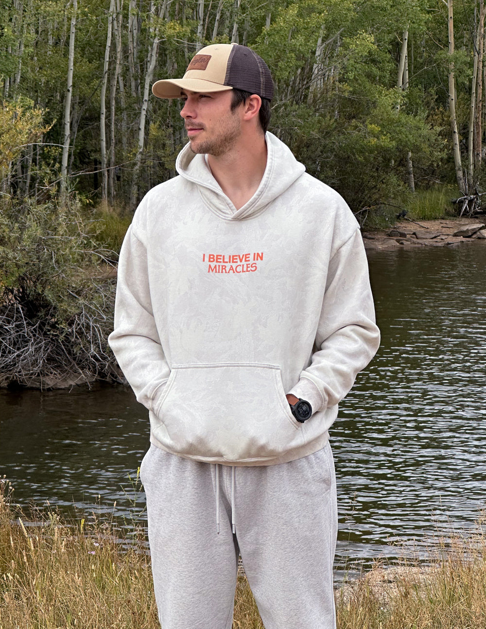 I Believe in Miracles Camo Unisex Hoodie