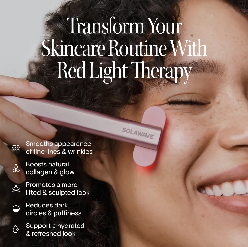 4-in-1 Red Light Therapy Wand & Activating Serum Kit